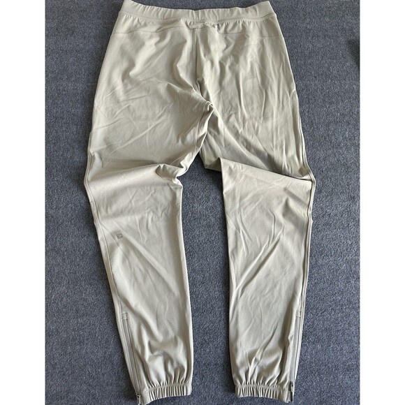 CRZ YOGA Lightweight Men’s L Quick Dry Jogger Pants Zipper Pockets Khali Barley - Picture 5 of 11